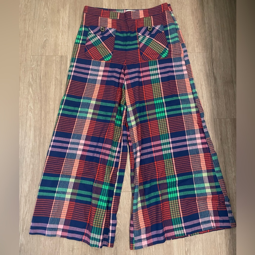 Maeve Anthropologie Multicolor Plaid Kids Bottoms